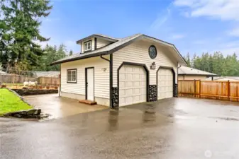 2 Car garage with plenty of storage!