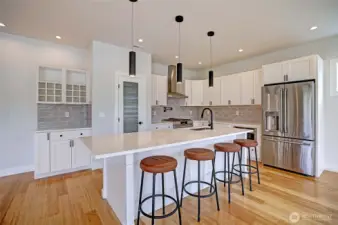 Slab Quartz, Cafe' Series Appliances, Bamboo Floors~