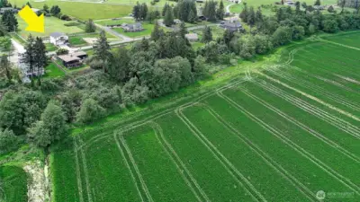 Location is Everything; Perched Above Fields and Farms on Quiet, Paved Farm Road~