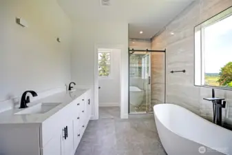 Primary Suite w/ Heated Tile~