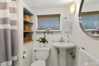 3/4 bathroom on the lower level