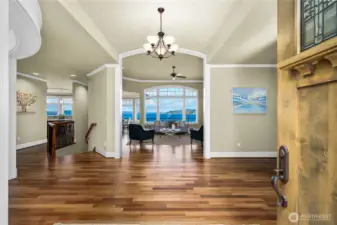 Brazilian Cherry floors have just been refreshed for the new owner