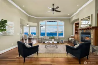 Instantly enjoy the view as you enter this beautiful home