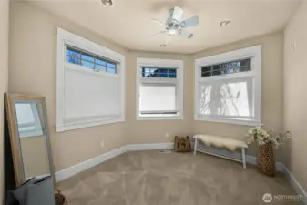 primary suite private workout room