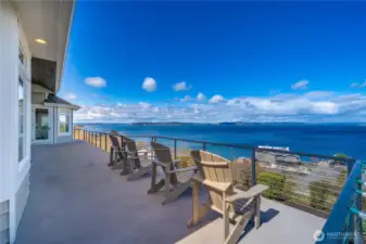 View from the upper deck