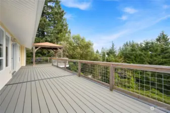 Great deck for entertaining