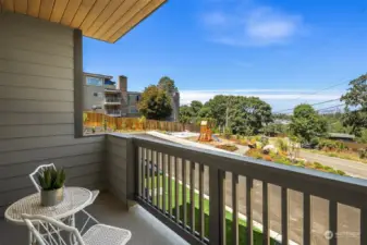 Covered Deck off living area