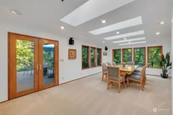 You really get a sense of dining among the trees in this incredible space with tons of natural light.