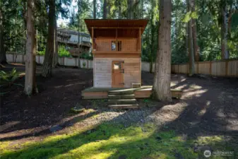 Custom playhouse.