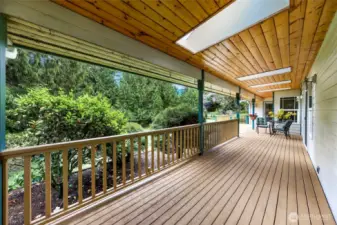 back deck has been completely updated