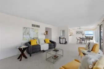 Looking for a condo unit with efficient and consistent heat throughout? You're in luck! The heating system is a forced air furnace.