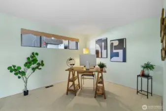 Second bedroom can be perfect for guests, hobbies, or an office!