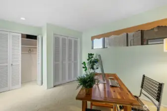 Double closets in both bedrooms!
