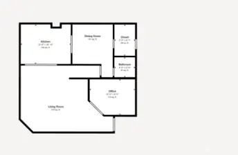 1st Floor-dimensions are for illustration purposes and not guaranteed