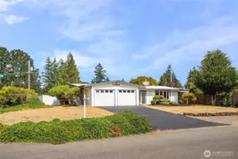 Large corner lot with vinyl fenced rear yard  2 Japanese Maple trees in front yard