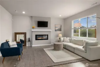 Spacious and bright living space