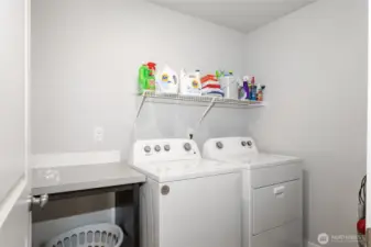 Upstairs laundry