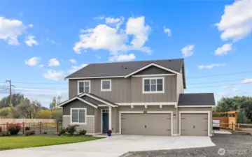 Lovely curb appeal as you approach this quiet and spacious property