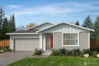 Artist Rendering - Elevation B - Color Scheme F