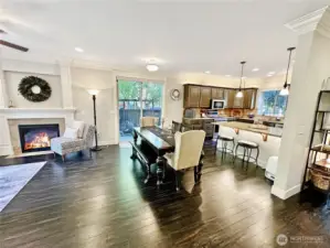 Newly updated hardwood floors throughout main floor, stairway and master and upper hallways.  Gorgeous!! Crown molding in most rooms on the main floor as well for a truly custom feel.