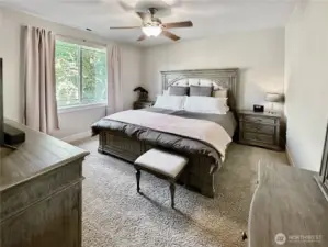 Good sized 3rd bedroom with walk-in closet.