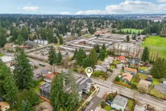 Block from light rail