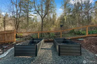 dedicated garden area