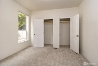 Primary bedroom closets