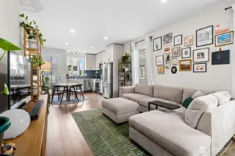 Big bright windows allow tons of natural light