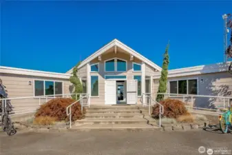 Clubhouse entrance