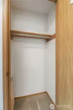 Hallway storage closet