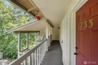Highly sought after end unit