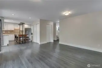 Second living area off the kitchen