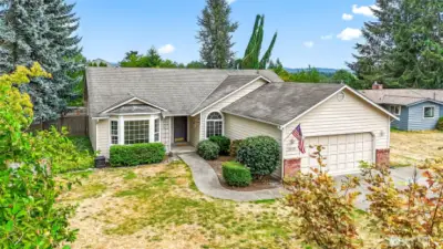 Exterior of Lake Stevens rambler home