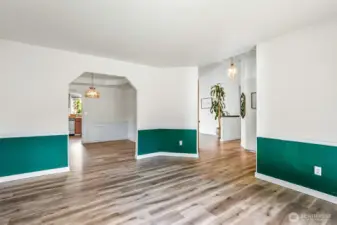 Living room looking to dining room