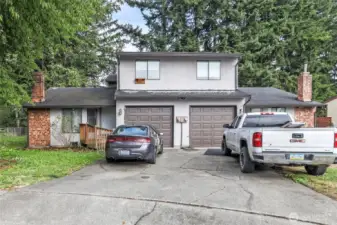 Each unit has their own garage and driveway parking.