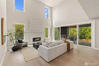 Living room on main floor