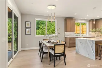 Main floor dining room