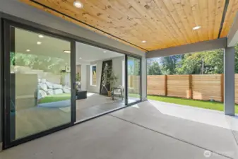 Cover porch on lower level