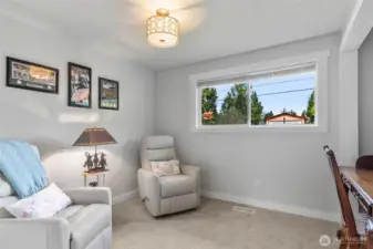 New pull down blinds in all bedrooms and office, which could be used as a 4th bedroom.