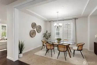 Formal dining room