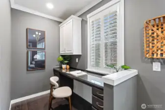 Homework station, planning center, WFH office...