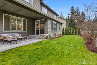 Covered seating area