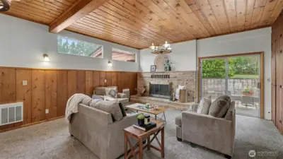 Bonus room with attached 3/4 bath, sliding glass door to the backyard and patio, plus access to the covered front patio