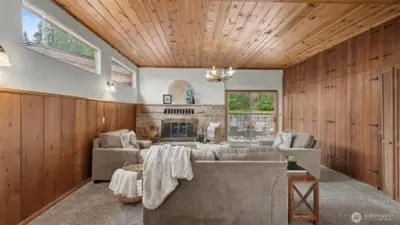 Bonus room with attached 3/4 bath, sliding glass door to the backyard and patio, plus access to the covered front patio