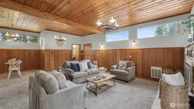 Bonus room with attached 3/4 bath, sliding glass door to the backyard and patio, plus access to the covered front patio