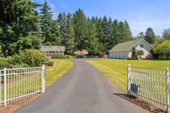 Back of home entrance