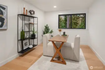 1 of 2 bedrooms on upper