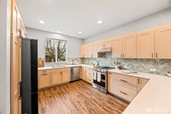 All New Stainless Steel Appliances