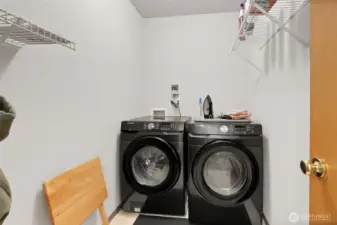 Washer and dryer included.